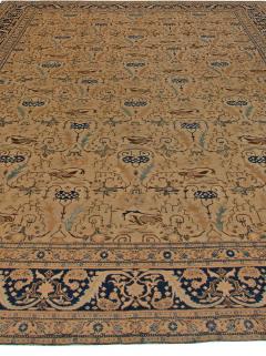 Antique Tabriz Rug in Blue and Brown - 2447696