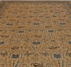 Antique Tabriz Rug in Blue and Brown - 2447697