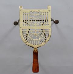 Antique Tall Brass and Iron Trivet - 3439090