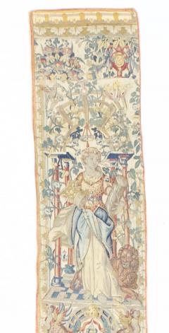 Antique Tapestry Panel one of pair 1 2 x 10 9  - 4241843