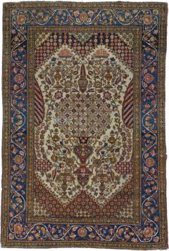 Antique Tehran Rug 4 5 x 6 8  - 4460949