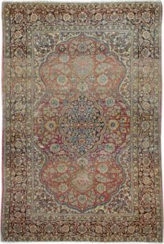 Antique Tehran Rug 4 6 x 6 10  - 4538797