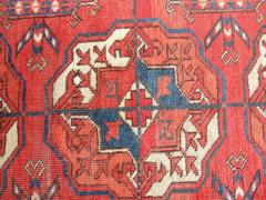 Antique Tekke Main Carpet Turkoman 67 x 96 c 1880s - 3956748