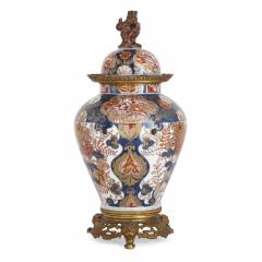 Antique Three Piece Meiji Period Japonisme Vase Clock Set - 2093664