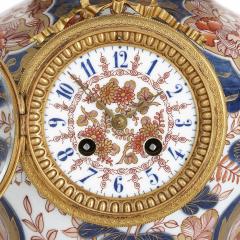 Antique Three Piece Meiji Period Japonisme Vase Clock Set - 2093667