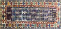 Antique Three of Life Long Kazak Rug 43 x 79  - 3965767