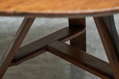 Antique Tilt Top Center Table in Solid Wood and Wrought Iron The Netherlands - 4468381