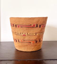 Antique Tlingit Woven Berry Basket Native Americana - 4589426