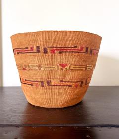 Antique Tlingit Woven Berry Basket Native Americana - 4589429