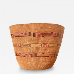 Antique Tlingit Woven Berry Basket Native Americana - 4589547