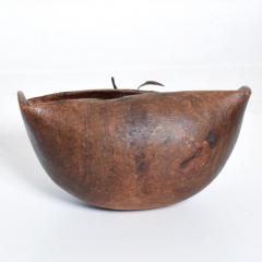 Antique Tribal Art Hand Carved Patinated African Wood Bowl Turkana KENYA - 1984661