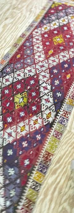 Antique Turkish Caucasian Kilim 52 x 15 - 3971600