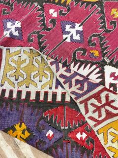 Antique Turkish Caucasian Kilim 52 x 15 - 3971647