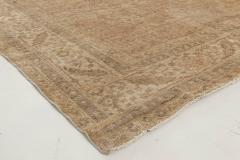 Antique Turkish Hereke Botanic Handmade Wool Rug - 2451005
