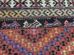 Antique Turkish Kilim Flat weave c 1900s - 3971420