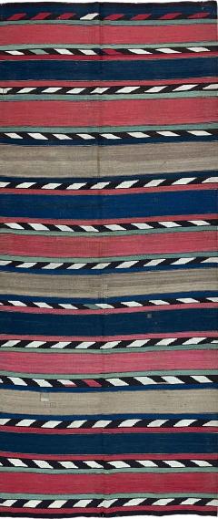 Antique Turkish Kilim Flat weave c 1900s AS IS - 4362323