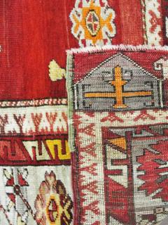 Antique Turkish Kirshehir Runner Gallery rug - 3973988