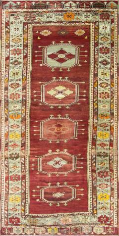 Antique Turkish Kirshehir Runner Gallery rug - 4121816