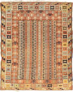 Antique Turkish Milas Rug 3 9 x 4 6  - 4405546