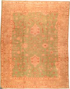 Antique Turkish Oushak 13 7 x 17 2  - 4298382