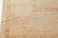 Antique Turkish Oushak Beige Hand Knotted Wool Rug - 2465409