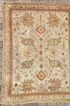 Antique Turkish Oushak Carpet Oil painting for your floor - 3971223