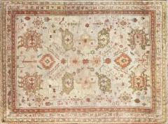 Antique Turkish Oushak Carpet Oil painting for your floor - 3971227