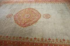 Antique Turkish Oushak Carpet Pistachio Green - 3969508