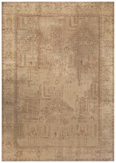 Antique Turkish Oushak Hand Knotted Wool Rug - 2451083