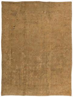 Antique Turkish Oushak Handmade Wool Rug - 2456767