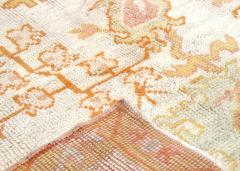 Antique Turkish Oushak Rug 104 x 119  - 4048692