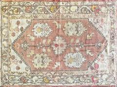 Antique Turkish Oushak Rug 4 x 53  - 3973968