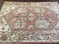 Antique Turkish Oushak Rug 4 x 53  - 3973969