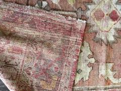 Antique Turkish Oushak Rug 4 x 53  - 3973971