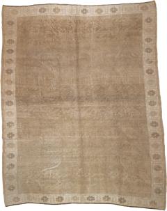 Antique Turkish Oushak Rug 7 5 x 9 2  - 4562017