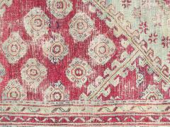 Antique Turkish Oushak Rug 88 x 119  - 4048500