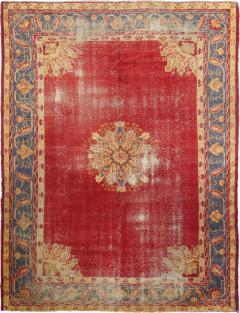 Antique Turkish Oushak Shabby Chic Rug 10 0 x 12 8  - 4460935
