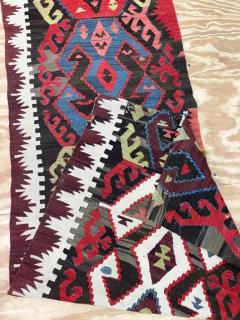 Antique Turkish Runner c 1900 AS IS - 3972037