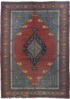 Antique Turkish Serapi Bakshayesh Design Rug 70 x 100  - 4355744