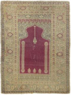 Antique Turkish Sivas Rug 4 3 x 5 8  - 4623947