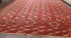 Antique Turkoman Tekke Main Carpet 76 x 107  - 3969174