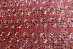 Antique Turkoman Tekke Main Carpet 76 x 107  - 3969227