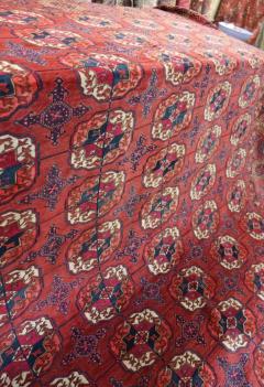 Antique Turkoman Tekke Main Carpet 76 x 107  - 3969237