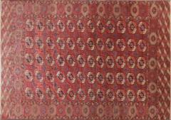 Antique Turkoman Tekke Main Carpet 76 x 107  - 3969242