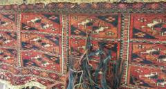 Antique Turkoman Torba Bag Face Free Shipping - 3967303