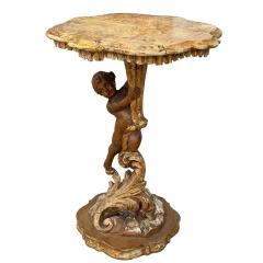 Antique Venetian Figural Putti Table - 4615699