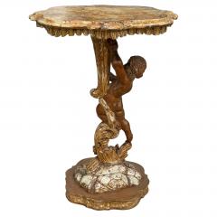 Antique Venetian Figural Putti Table - 4615700