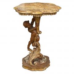 Antique Venetian Figural Putti Table - 4615701