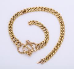 Antique Victorian 14 kt Gold Snake Necklace Bracelet - 768670