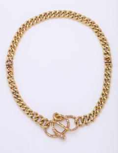 Antique Victorian 14 kt Gold Snake Necklace Bracelet - 768671